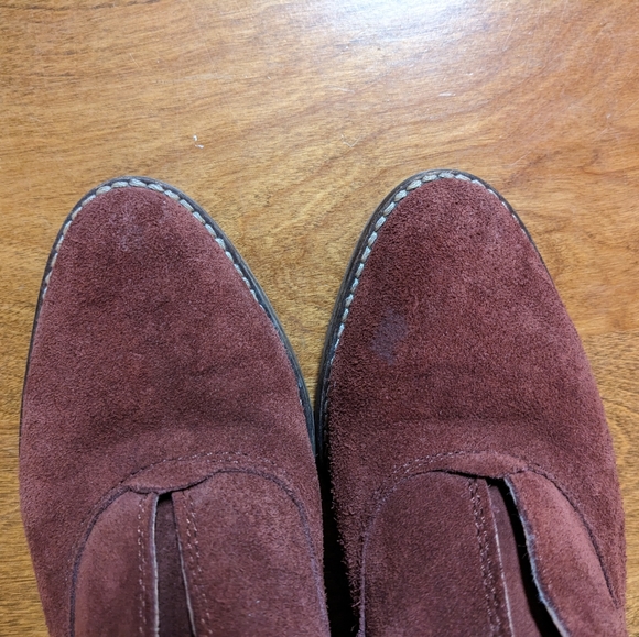 Lucky Brand Burgundy Ankle Boots - Picture 6 of 15